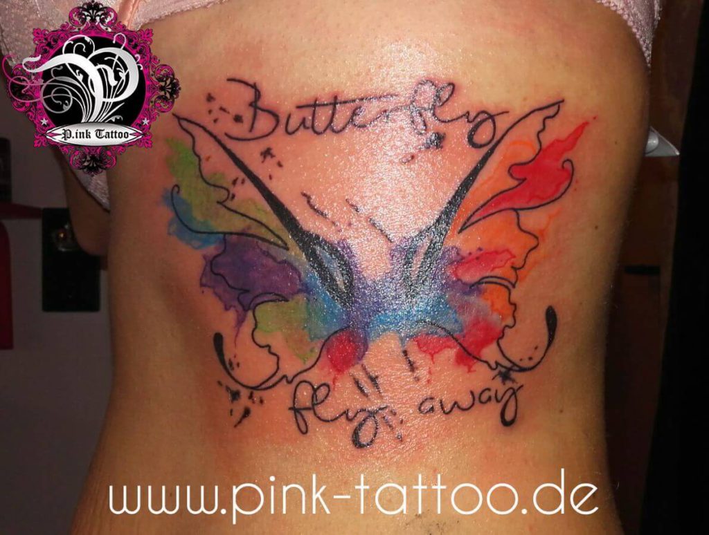 Butterfly Color Aquarell