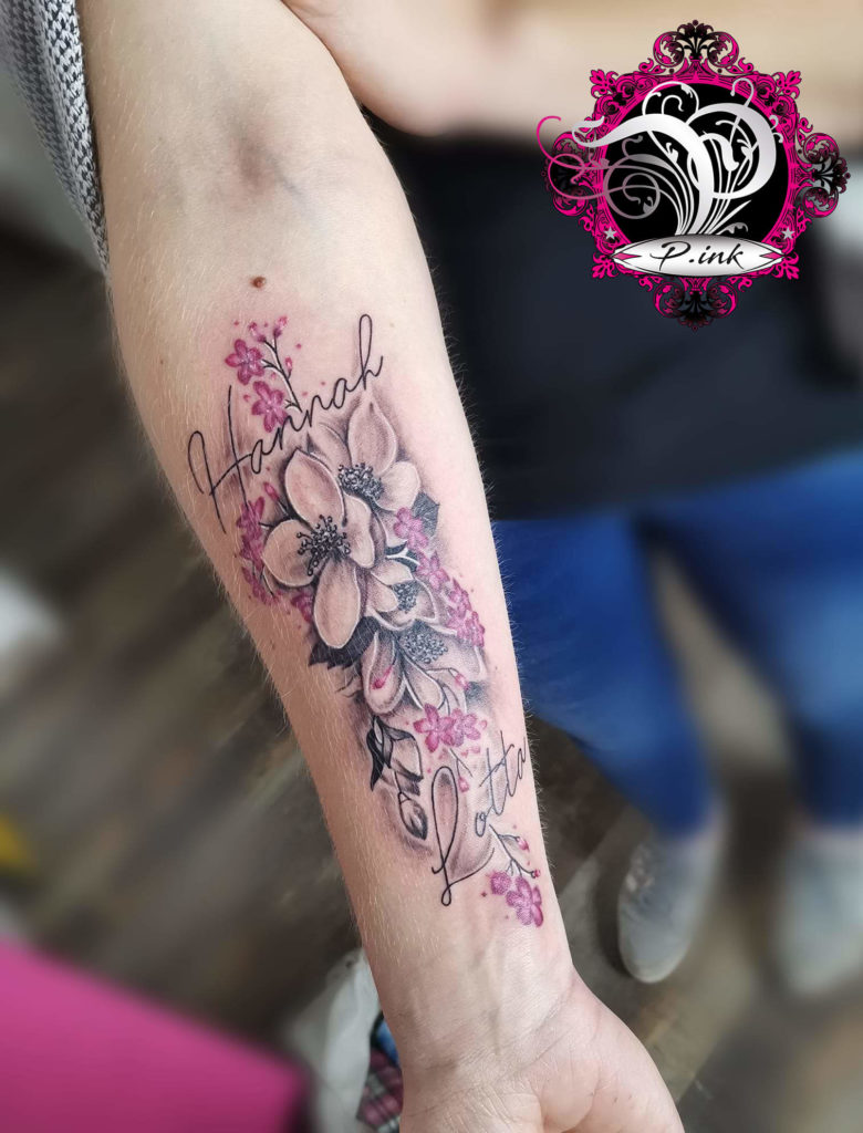 Blumen Tattoo