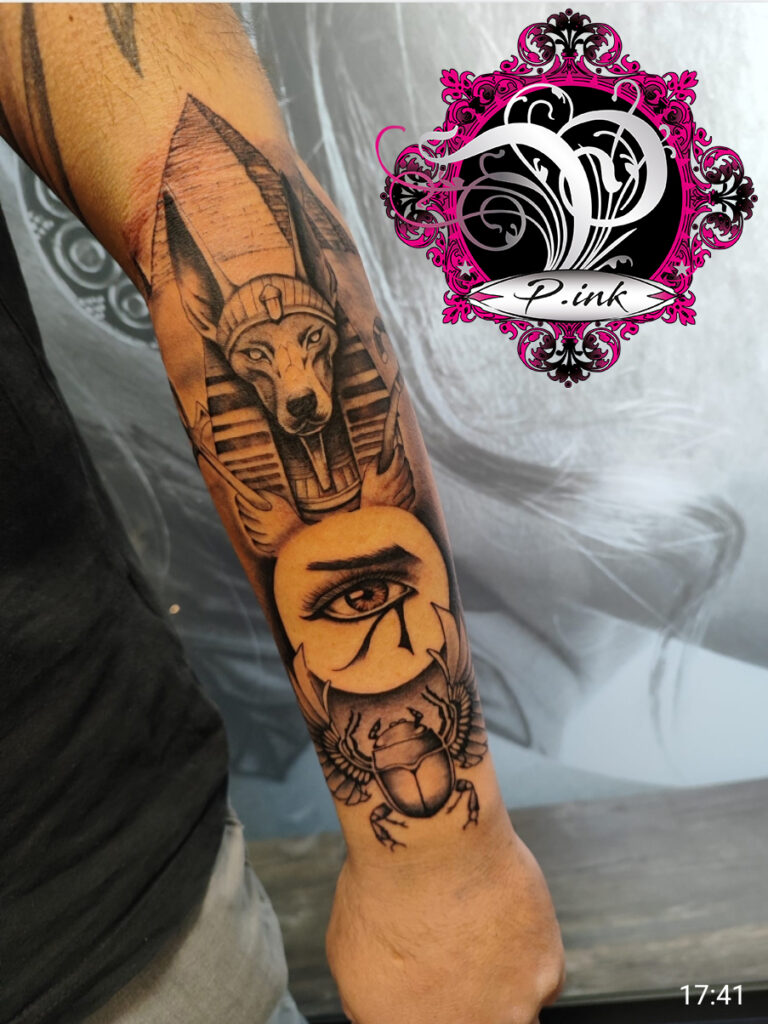 ägypten anubis tattoo