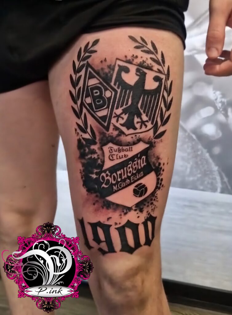 Gladbach Deutschland Fußball Tattoo