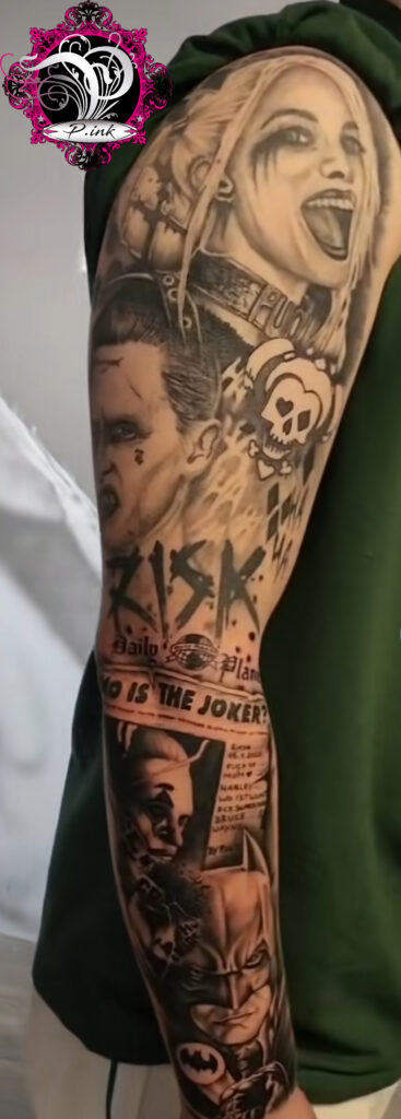 Batman Joker Harley Quinn Tattoo